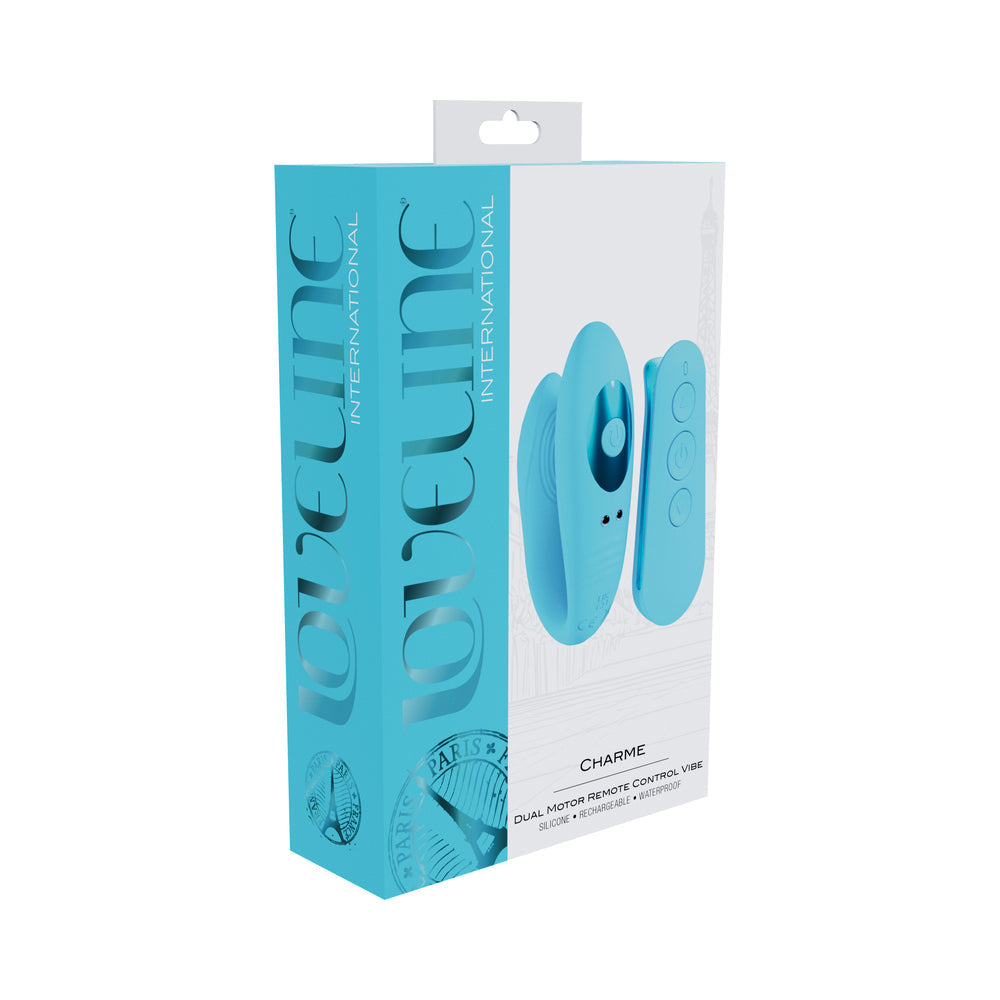 Loveline Charme Dual Motor G-Spot and Clitoral Vibrator - Blue