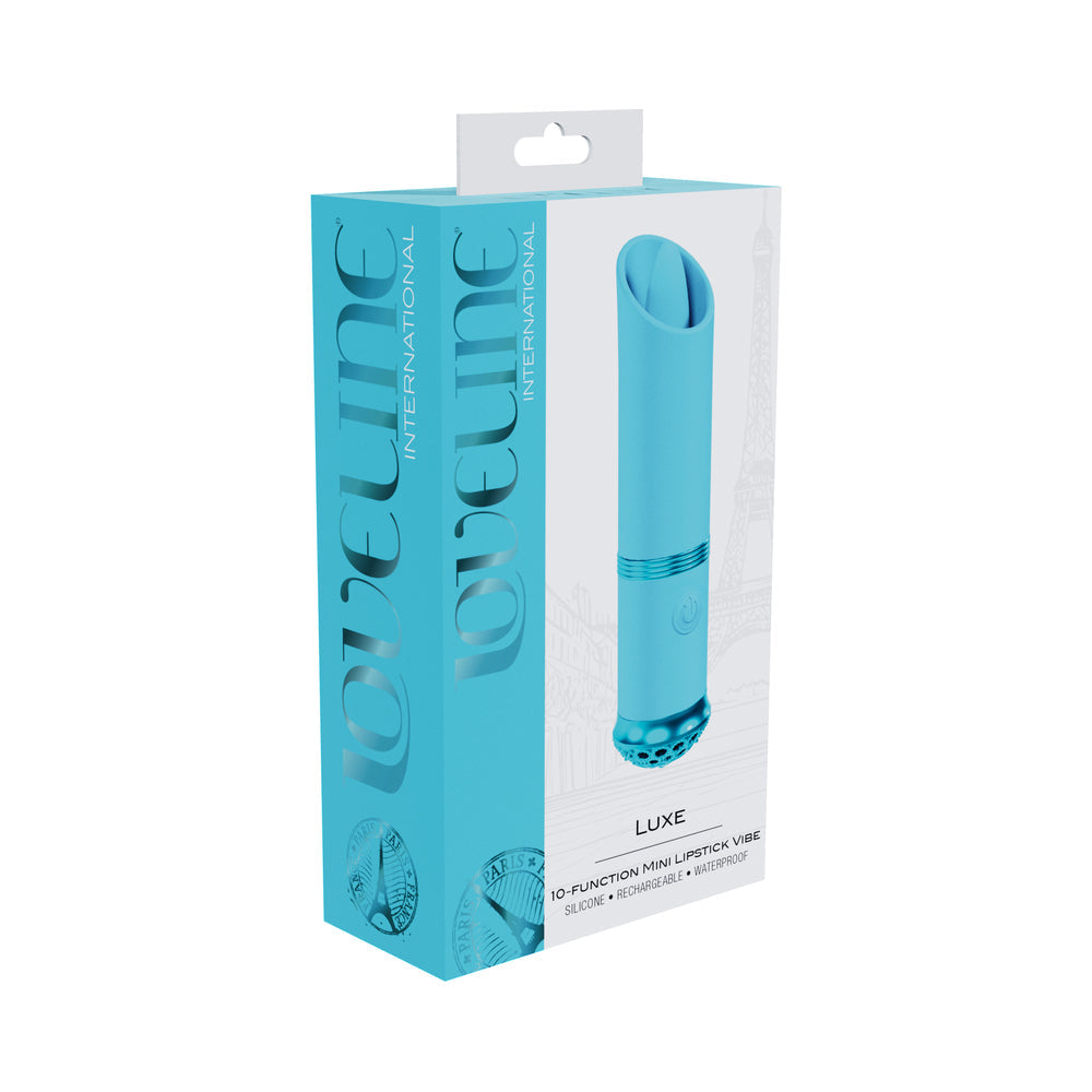 Loveline Luxe Mini Lipstick Vibrator - Blue