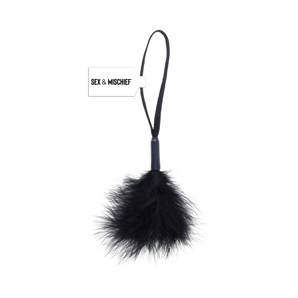 Peaches 'n CreaMe Wrist Feather Tickler - Black