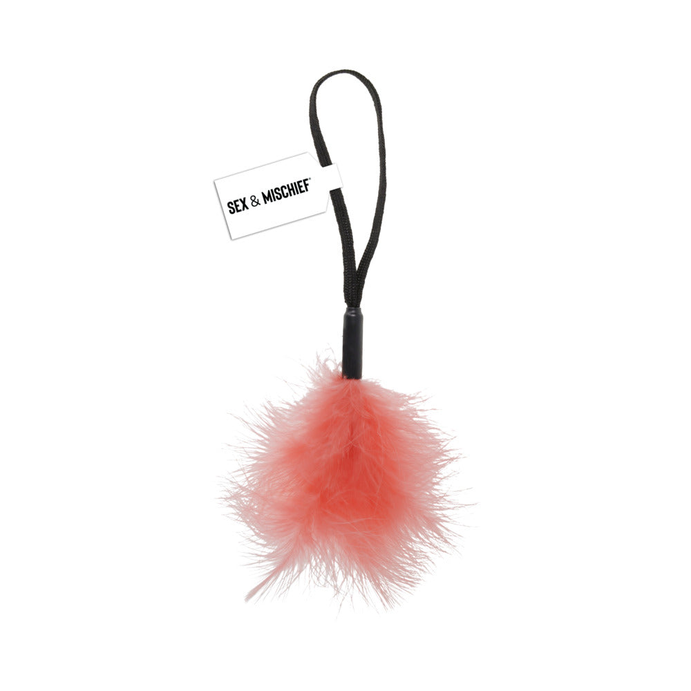 Peaches 'n CreaMe Wrist Feather Tickler - Peach