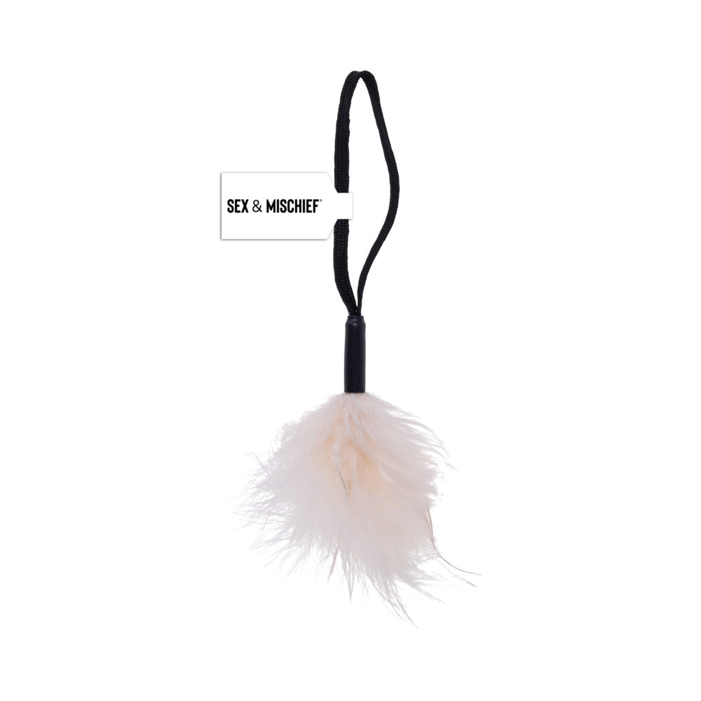 Peaches 'n CreaMe Wrist Feather Tickler - Cream