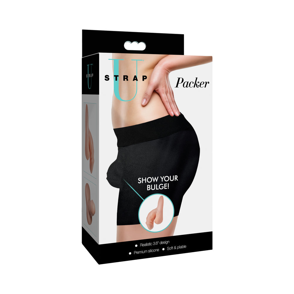 Strap U 3.6in Silicone Packer Dildo Light