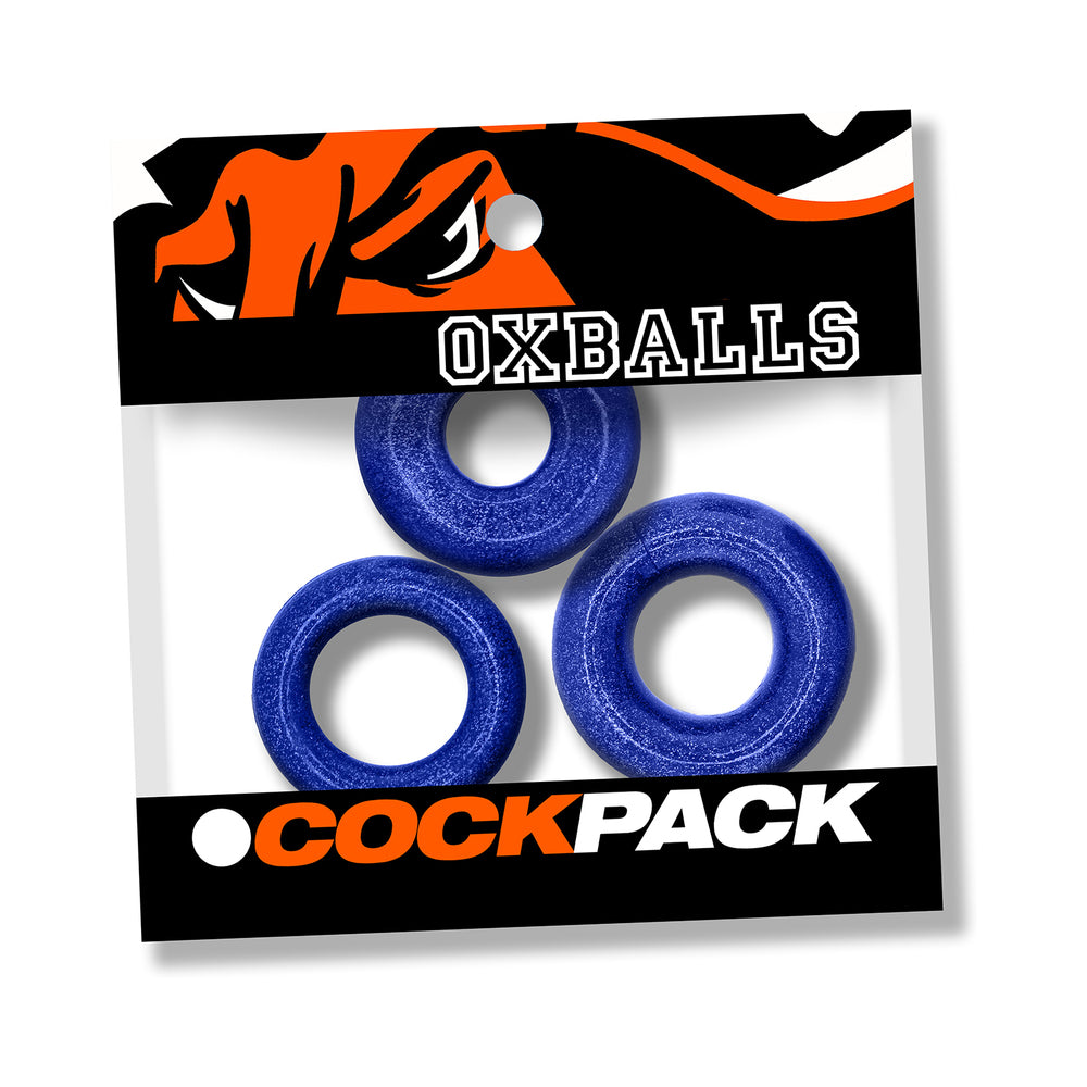 Cockpack Multi 3-Pack in Blue Fire for Ultimate Variety