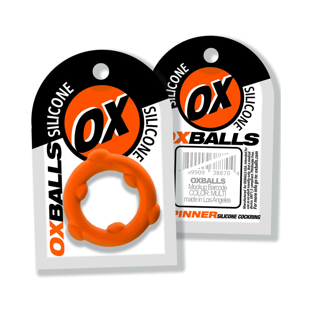 Oxballs Spinner Liquid Silicone Ring for Enhanced Comfort