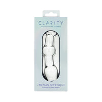 Utopian Mystique Ribbed Glass Anal Dildo