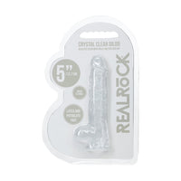 Realistic Dildo with Suction Cup - 5in Clear