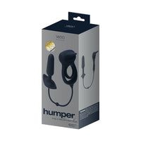 VeDO Humper Rechargeable Dual Cock Ring and Plug - Black