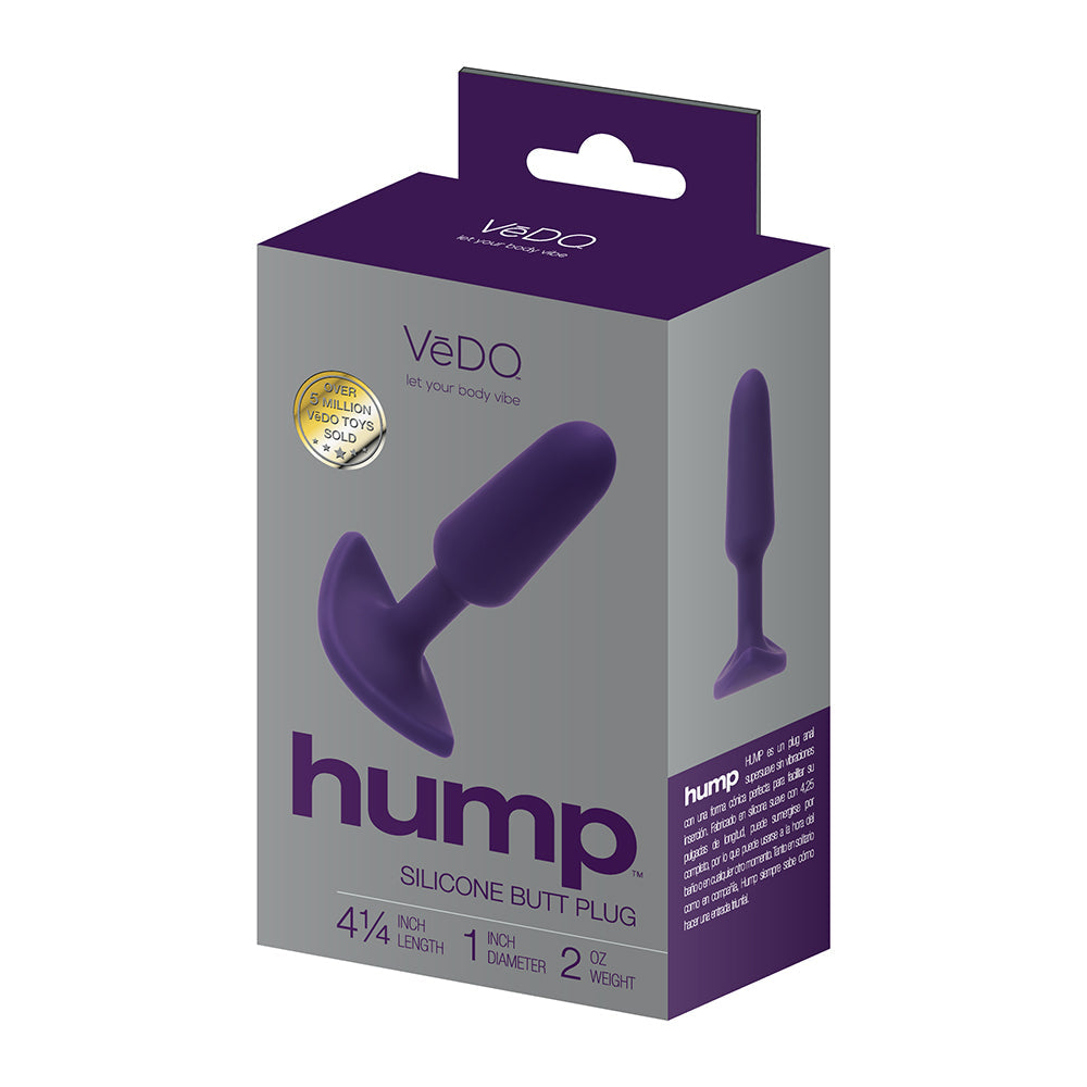 VeDO Hump Silicone Anal Plug - Purple