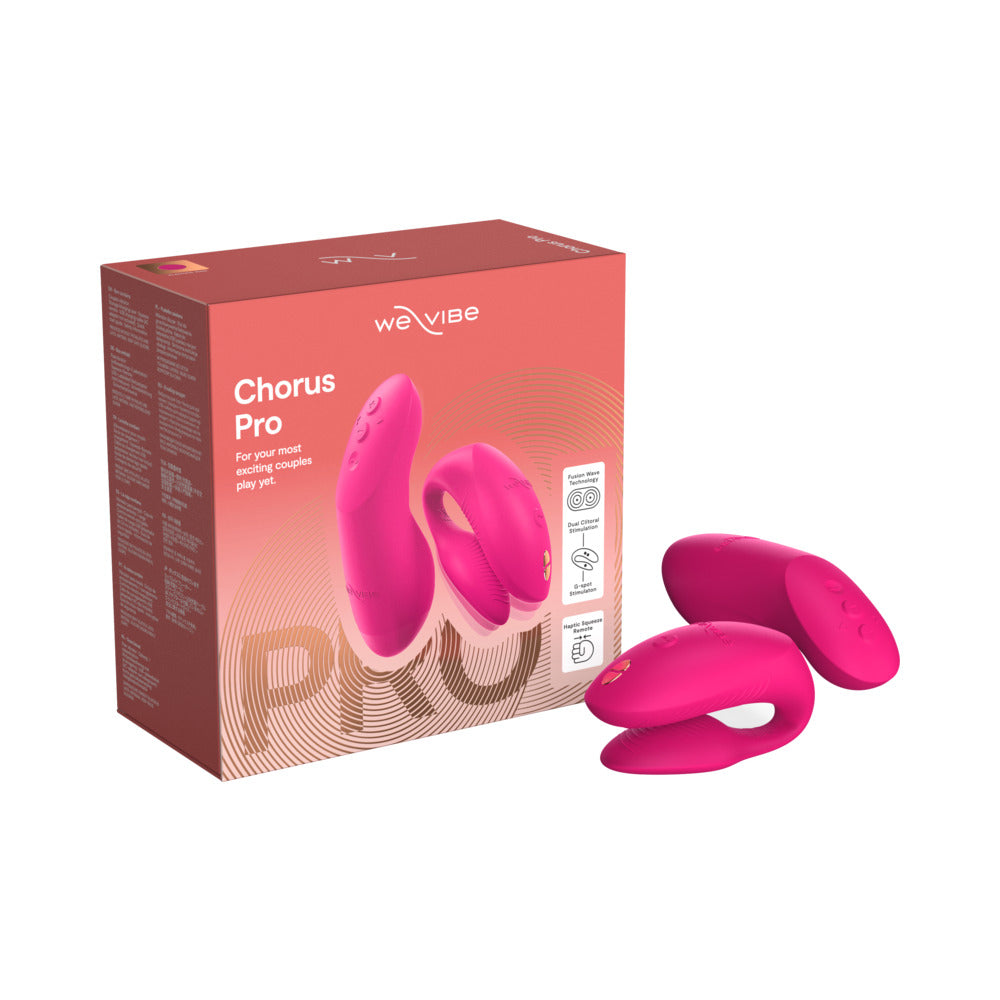 We-Vibe Chorus Pro Luxury Couples Vibrator - Electric Pink