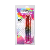 Crystal Jellies 8.5-Inch Dong - Rainbow