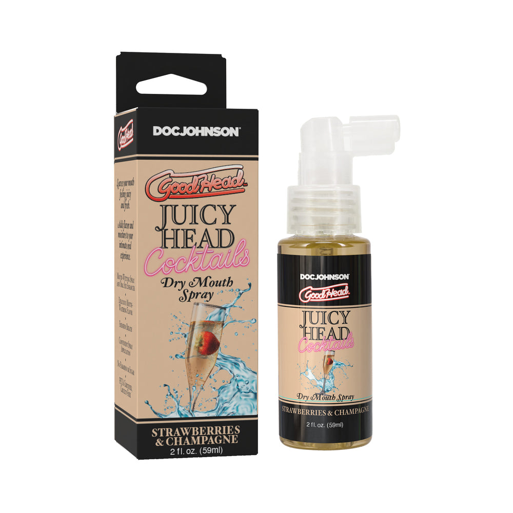 Juicy Cocktails Dry Mouth Spray - Strawberries & Champagne Flavor