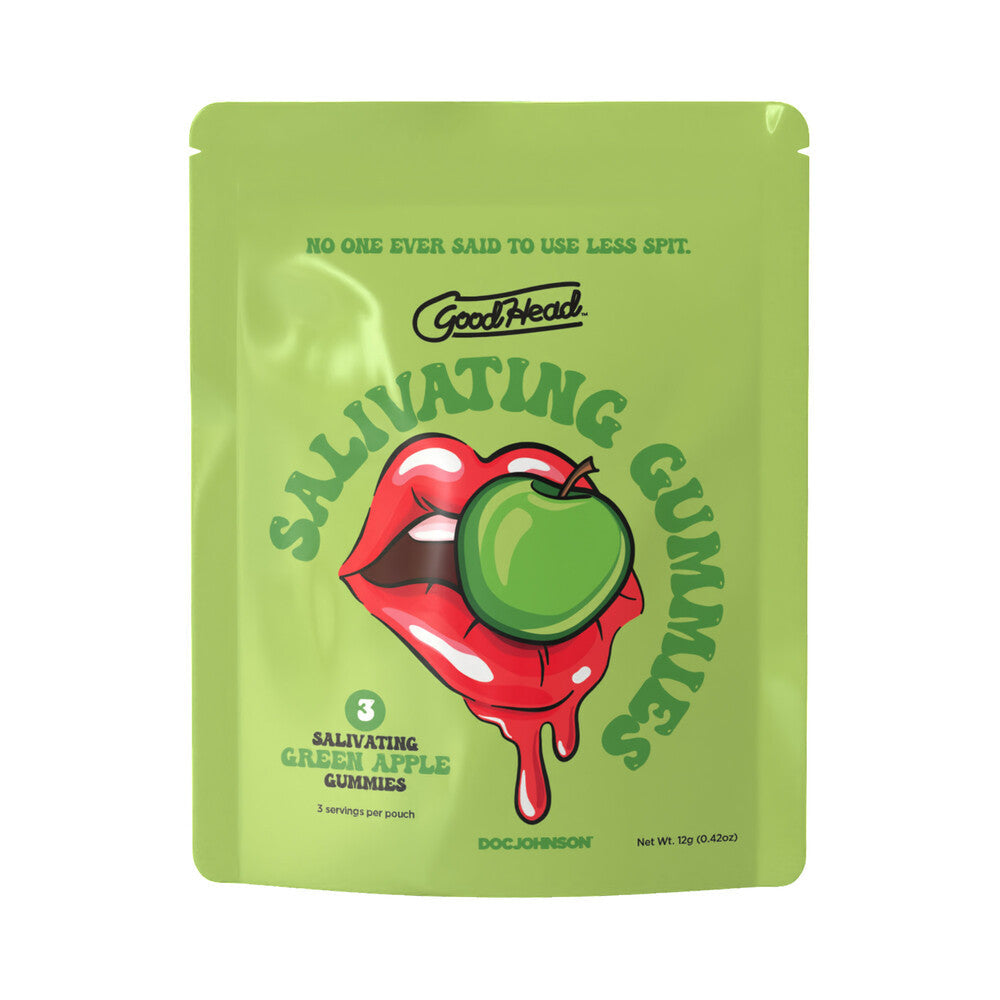 GoodHead Salivating Gummies 3-Pack Green Apple