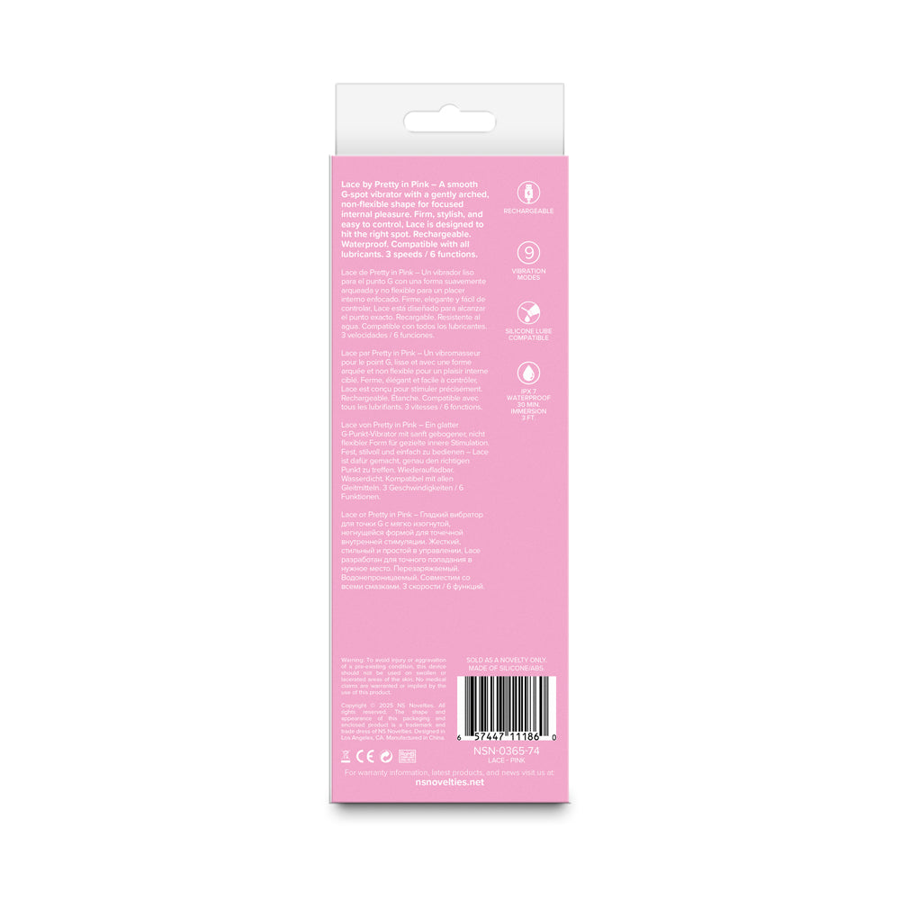 Lace G-Spot Vibrator in Pink