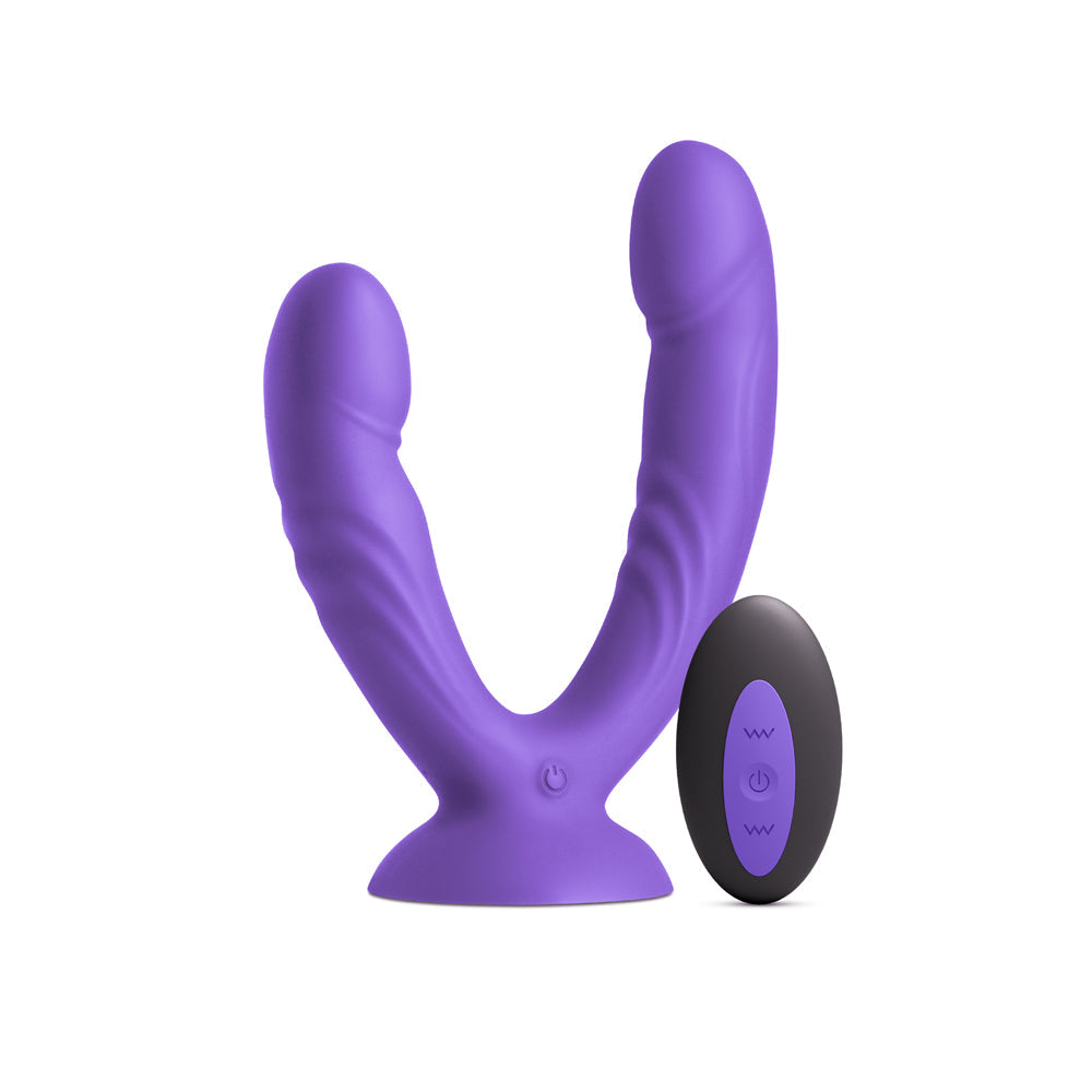 INYA Duet Vibrating Double Dildo in Purple