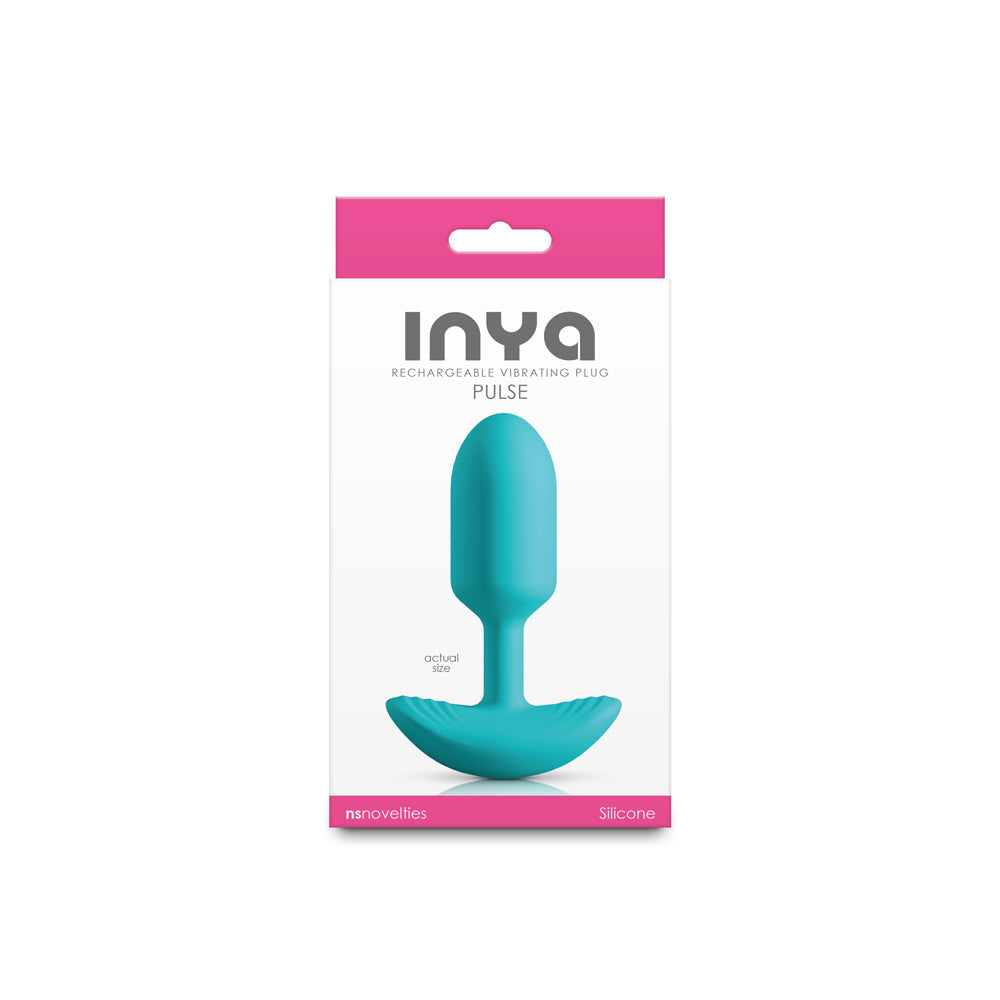 INYA Pulse Vibrating Anal Plug in Teal