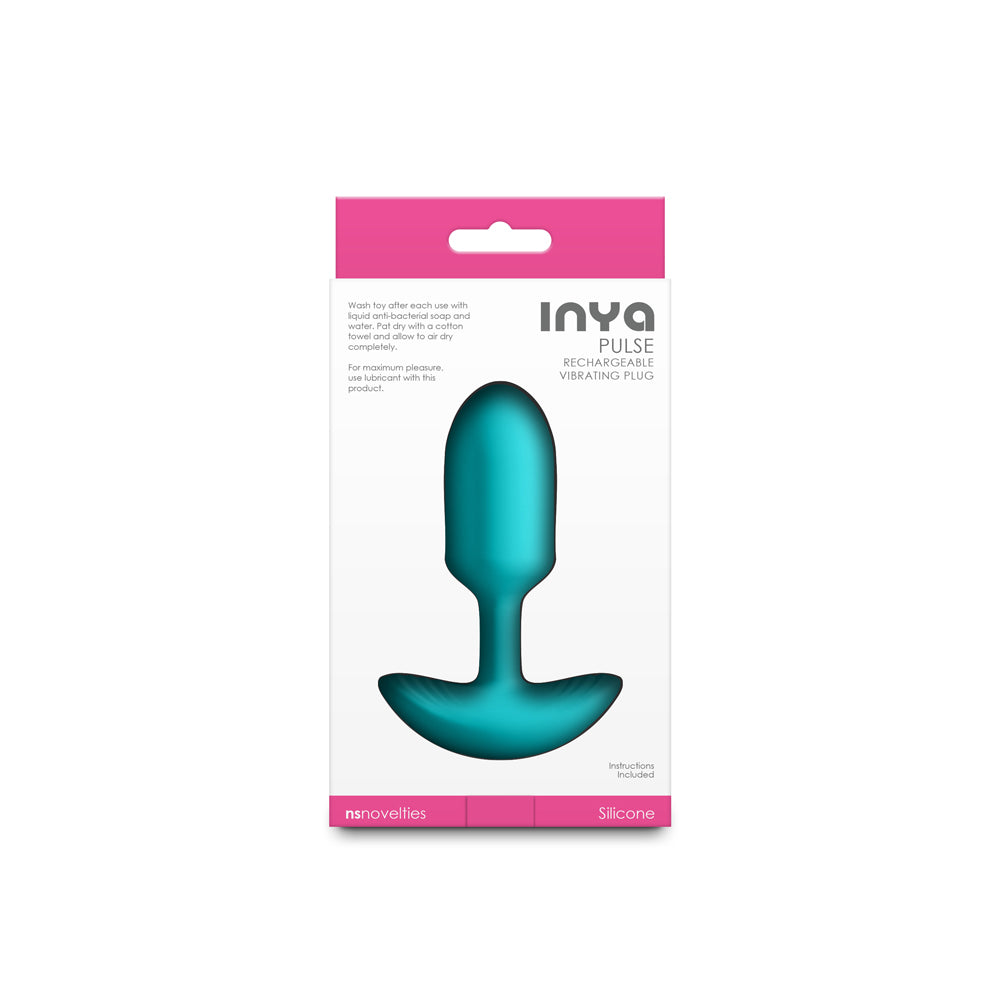 INYA Pulse Vibrating Anal Plug in Teal