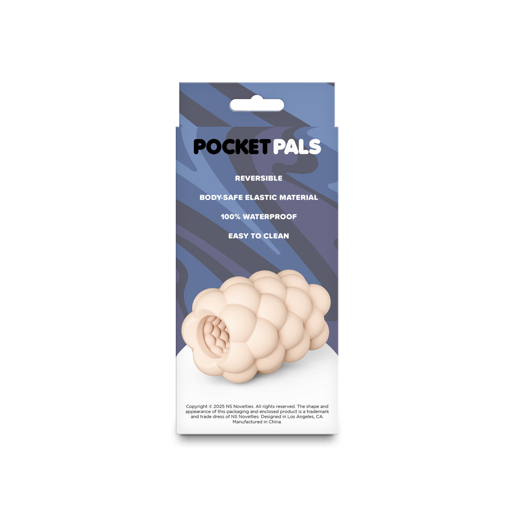 Pocket Pals Bubbles White Masturbator