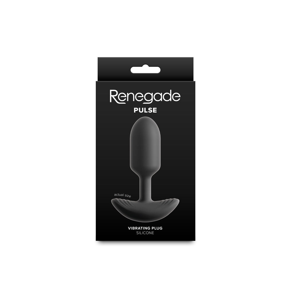 Renegade Pulse Black Vibrating Anal Plug