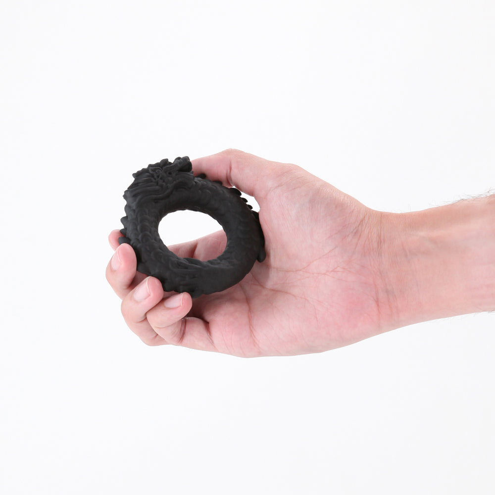Renegade Dragon Cock Ring - Black