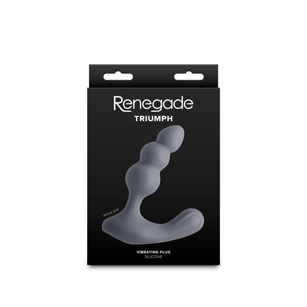 Renegade Triumph Vibrating Prostate Massager - Gray