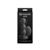 Renegade Valor Vibrating Anal Bead Plug - Black