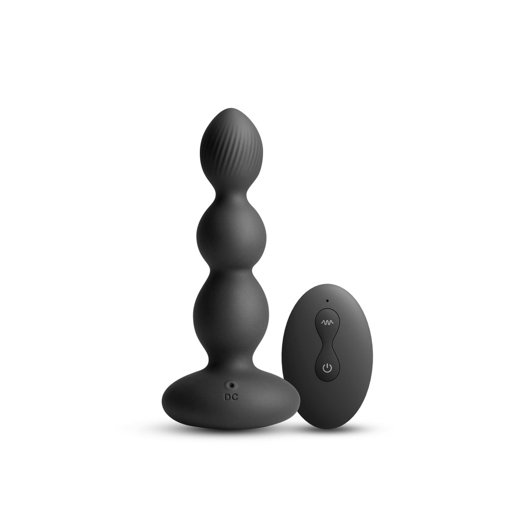 Renegade Valor Vibrating Anal Bead Plug - Black