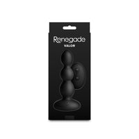 Renegade Valor Vibrating Anal Bead Plug - Black