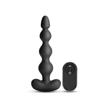 Renegade Reign Vibrating Anal Beads - Black