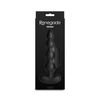 Renegade Reign Vibrating Anal Beads - Black