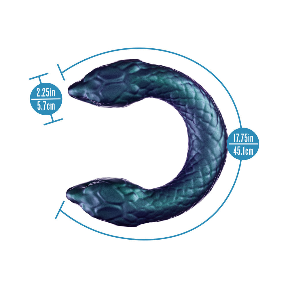 Temptasia Twin Python Double Headed Snake Dildo Dark Milennia
