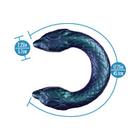 Temptasia Twin Python Double Headed Snake Dildo Dark Milennia