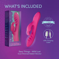 Sexy Things Wild Lust Rabbit Vibrator
