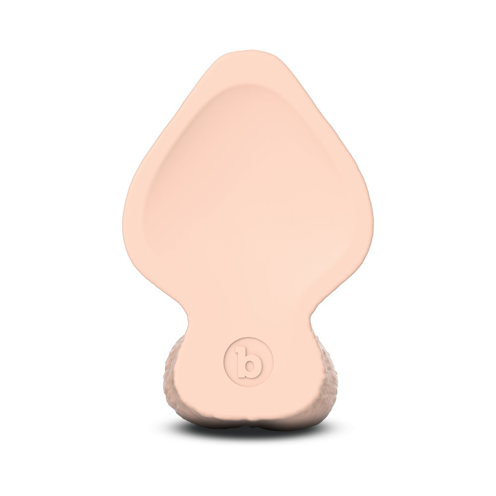 b-Vibe Slipskin Dildo 6in Girthy Cream