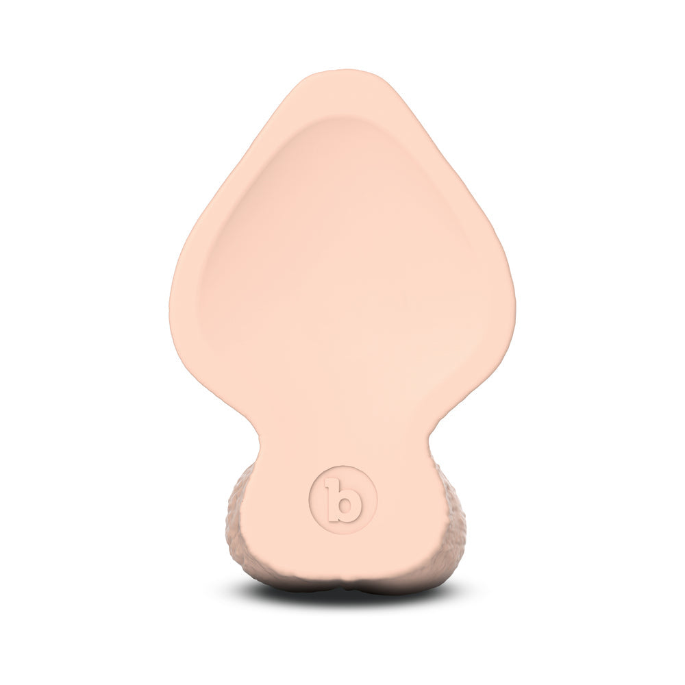 b-Vibe Slipskin Dildo 7in Girthy Cream