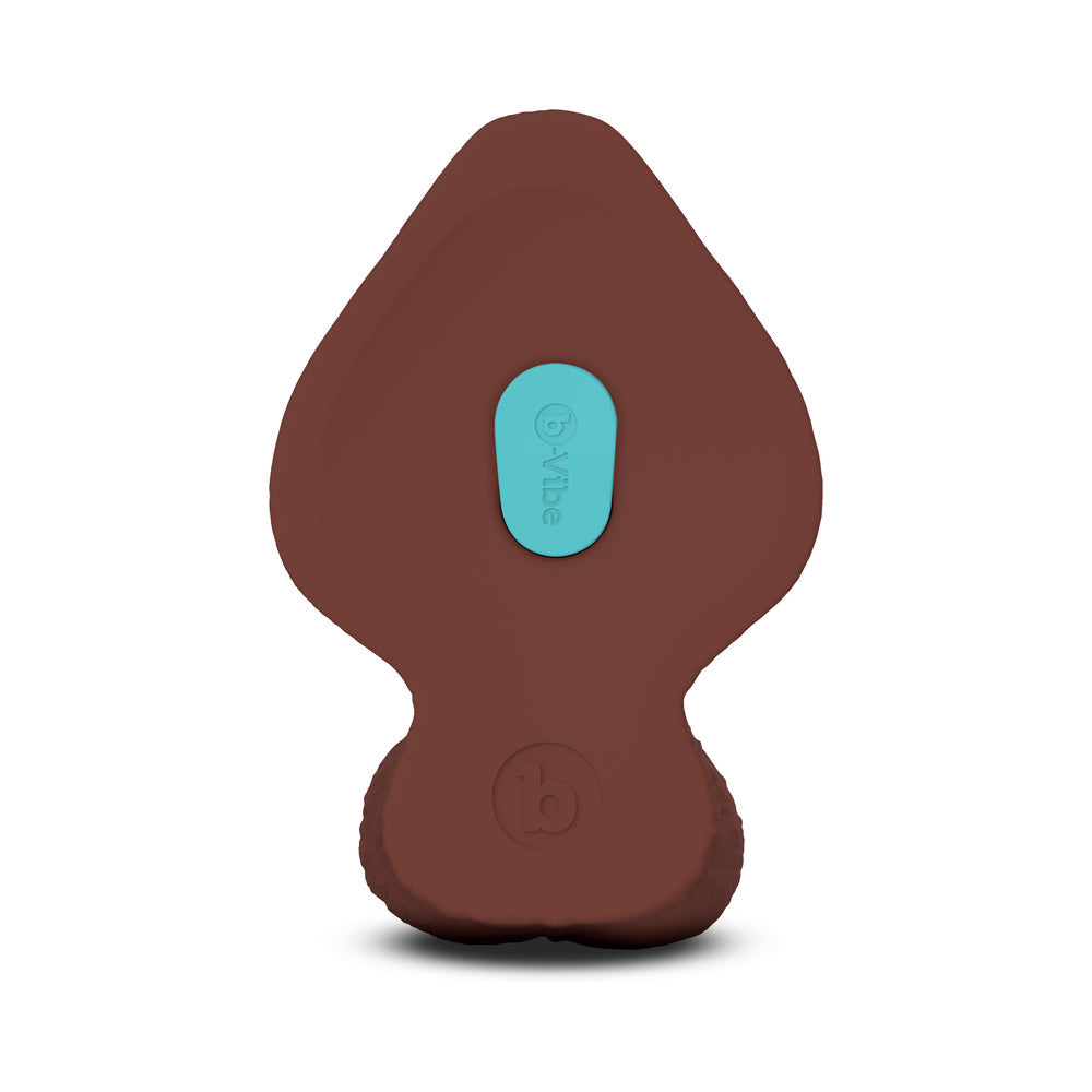 b-Vibe Slipskin Dildo 8in Girthy Brown