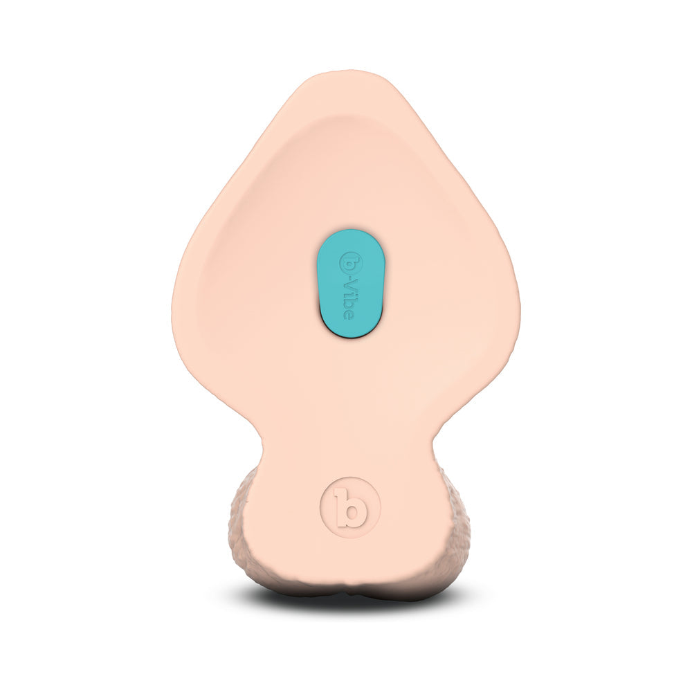 b-Vibe Slipskin Dildo 9in Girthy Cream