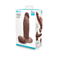 b-Vibe Slipskin Dildo 9in Girthy Brown