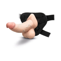 b-Vibe Slipskin Dildo 6.5in Curved Cream