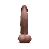 b-Vibe Slipskin Dildo 8in Curved Brown