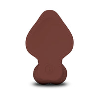 b-Vibe Slipskin Dildo 8in Curved Brown