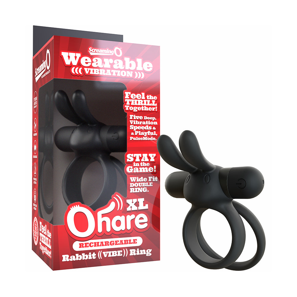 Screaming O Rechargeable Ohare XL Black Vibrator