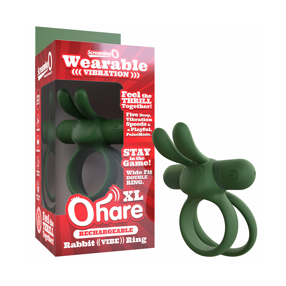 Screaming O Rechargeable Ohare XL Green Vibrator