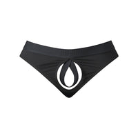 Men's Crotchless Thong with Cock Ring - L/XL