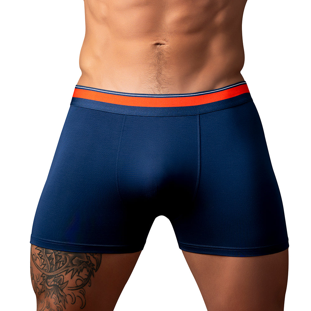 Men's Soo Cumfy Boxer Brief in Navy - XL
