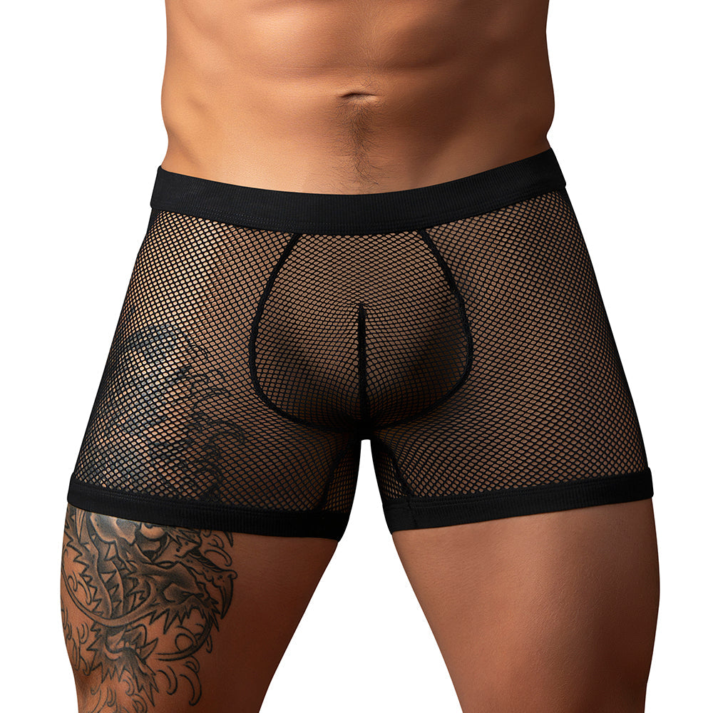 MP Fishnet 2.0 Pouch Short Black XL
