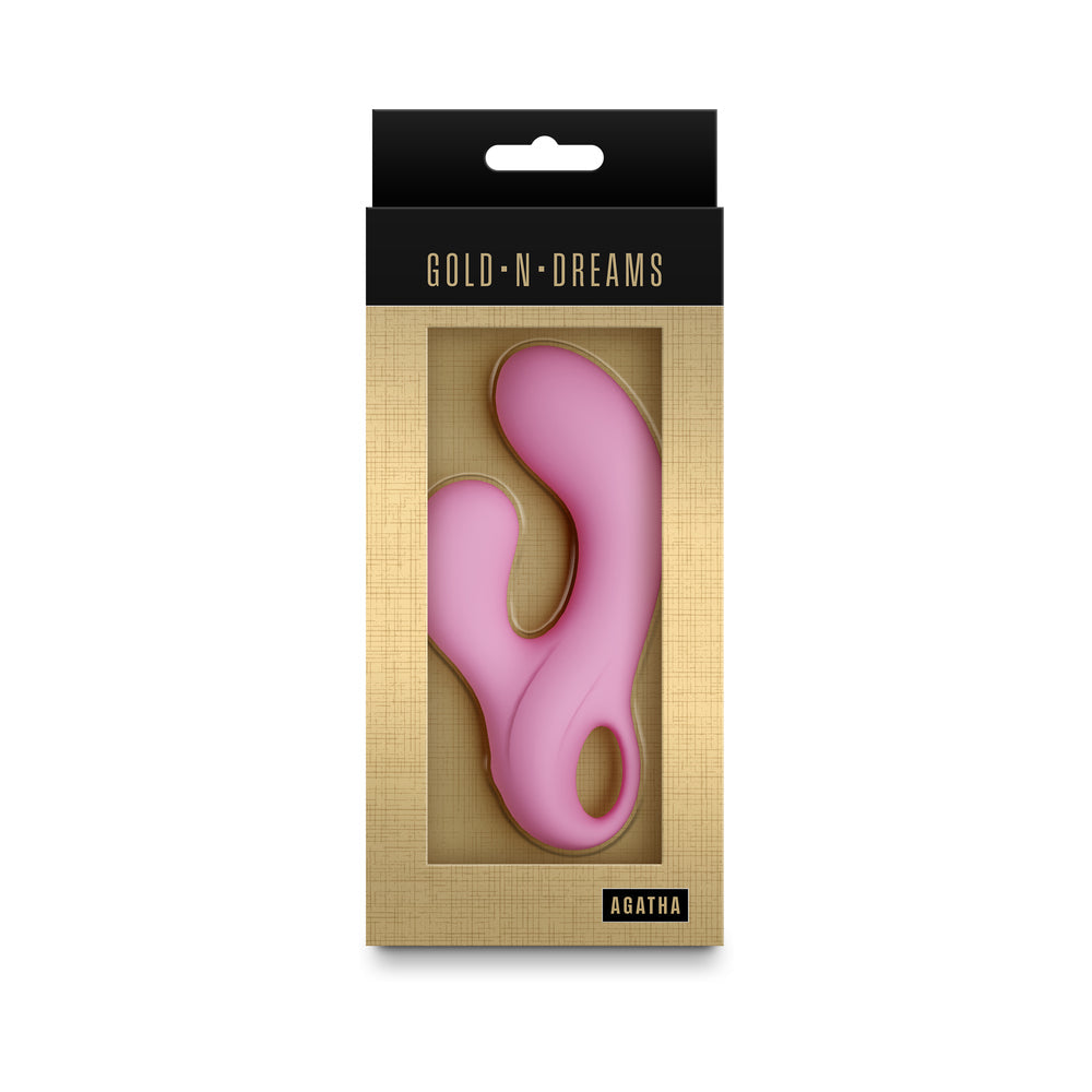 Agatha Rose Quartz Vibrating Rabbit