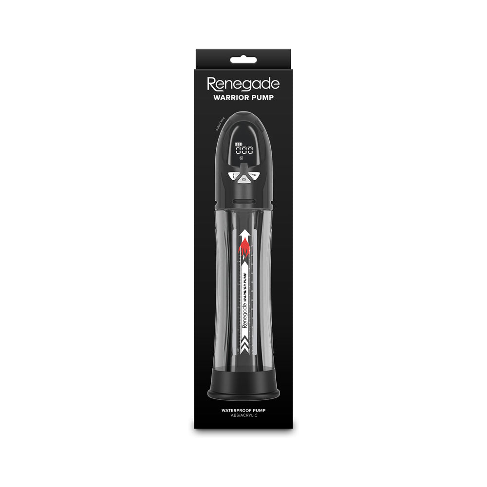Renegade Warrior Penis Pump - Black