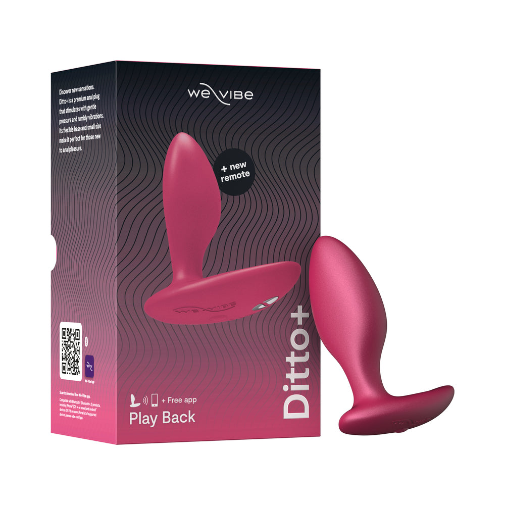 We-Vibe Ditto+ Luxury Vibrator - Cosmic Pink