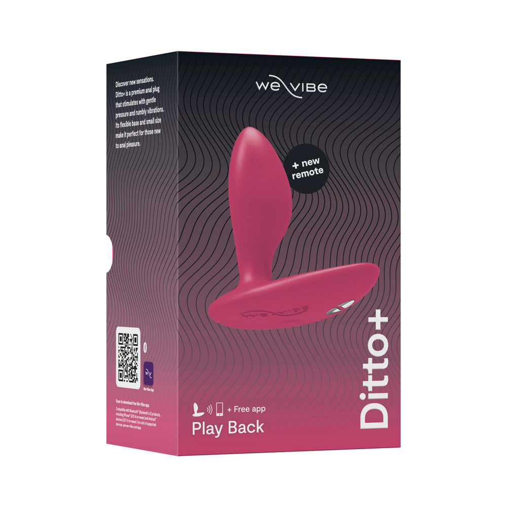 We-Vibe Ditto+ Luxury Vibrator - Cosmic Pink