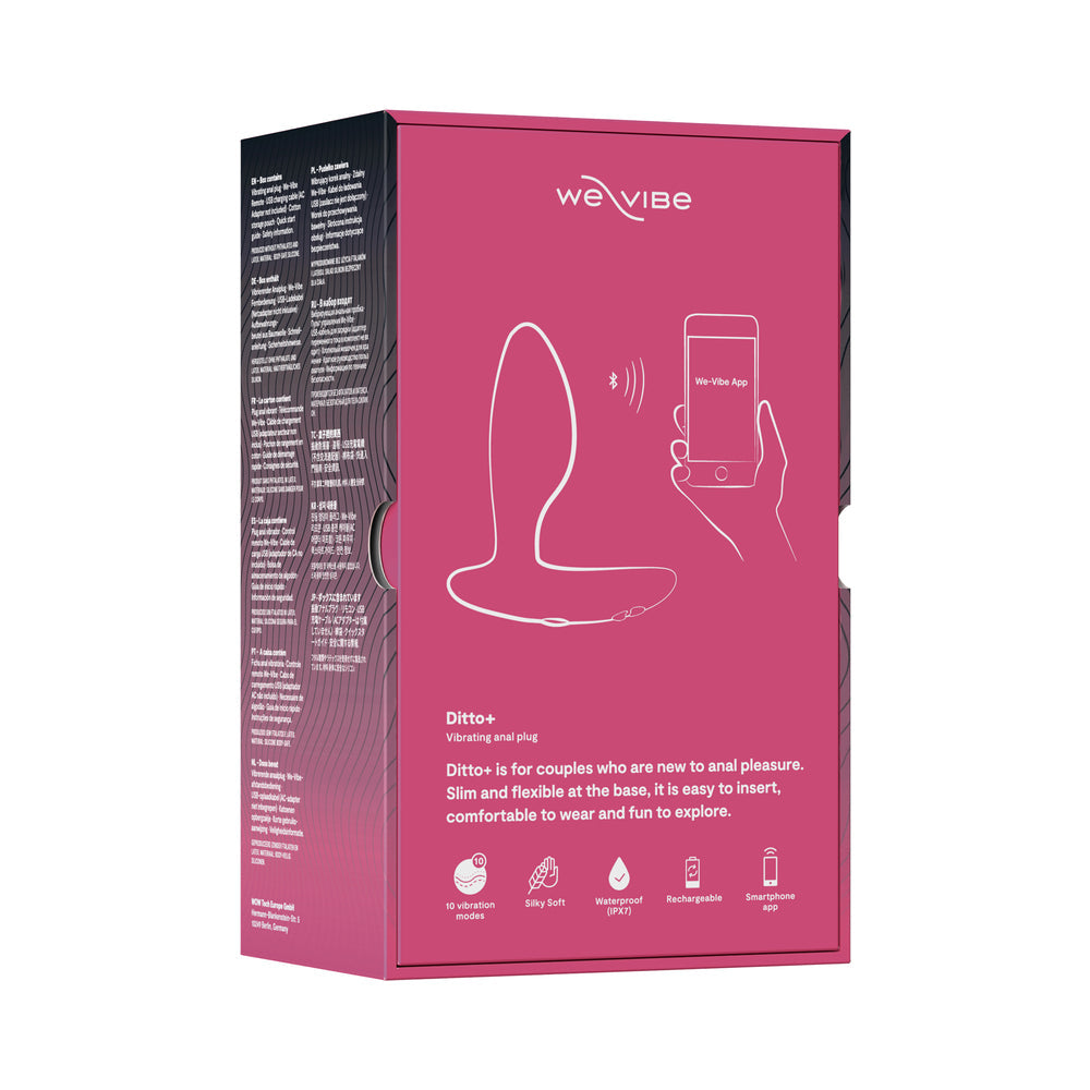 We-Vibe Ditto+ Luxury Vibrator - Cosmic Pink